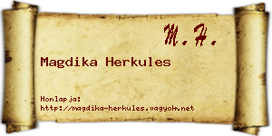 Magdika Herkules névjegykártya